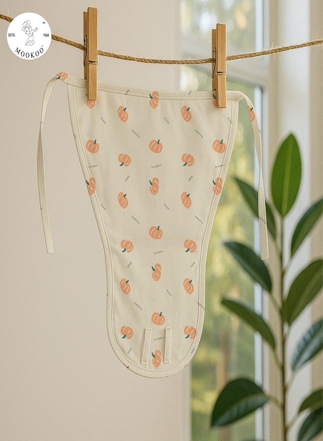 Mookoo Cotton Langots for New Born 0-3 Months | Soft Muslin Baby Nappy | Comfortable Washable Diaper Wrap | 12-Pack | Floral-Bat+Banana-Pumpkin+Cloud-Owl - Image 4