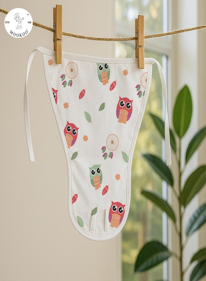 Mookoo Cotton Langots for New Born 0-3 Months | Soft Muslin Baby Nappy | Comfortable Washable Diaper Wrap | 12-Pack | Floral-Bat+Banana-Pumpkin+Cloud-Owl - Image 2