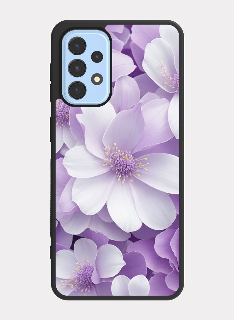 بكسلات كفر سامسونج جالكسي ايه 23 ورد بنفسجي بنفسجي - Image 1