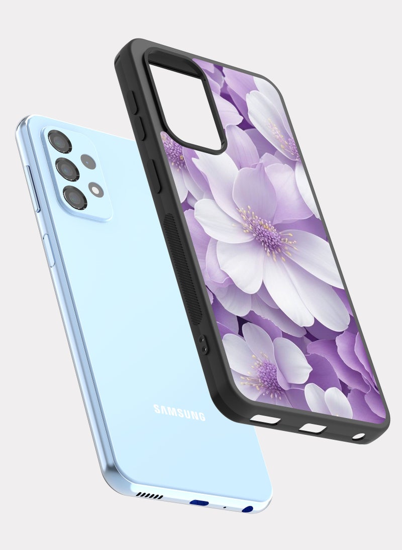 بكسلات كفر سامسونج جالكسي ايه 23 ورد بنفسجي بنفسجي - Image 2