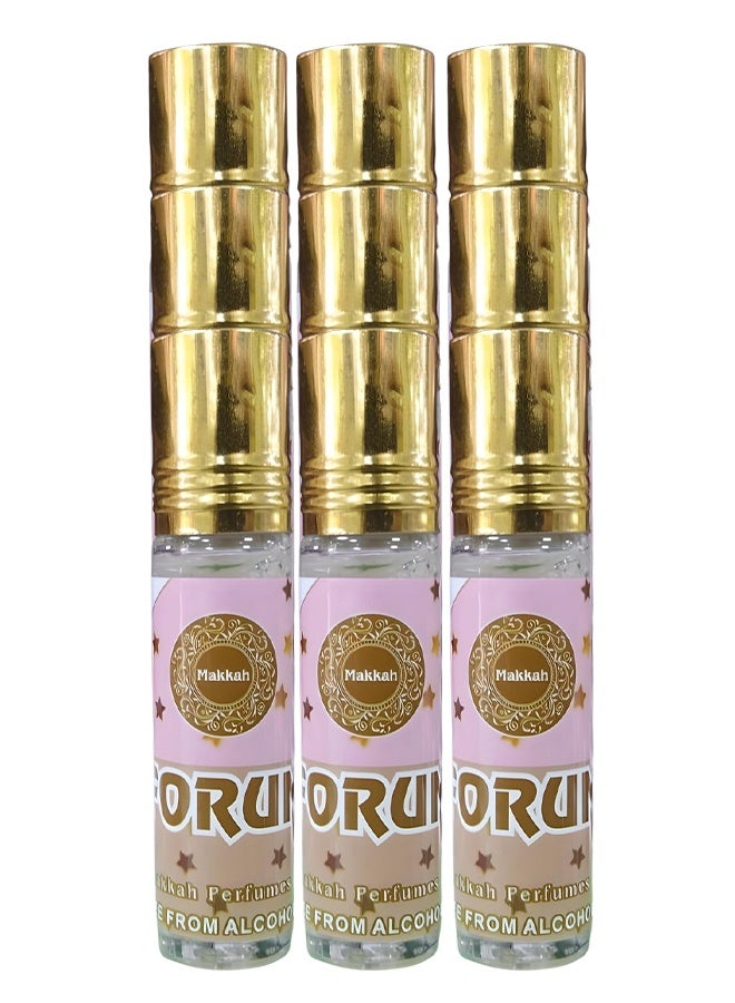 بيرفيومز 9 قطع زيت عطري من منتدى مكة 12 مل - Image 1