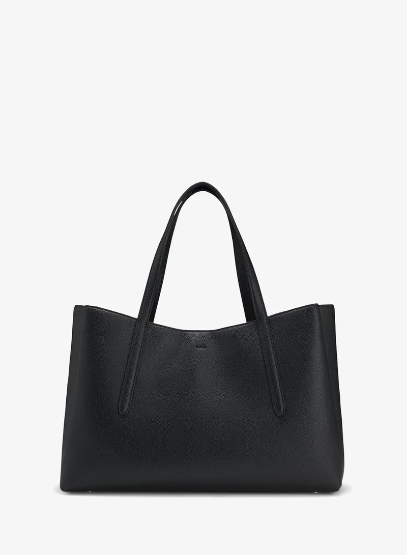 BOSS Tote bag with padded Double B monogram