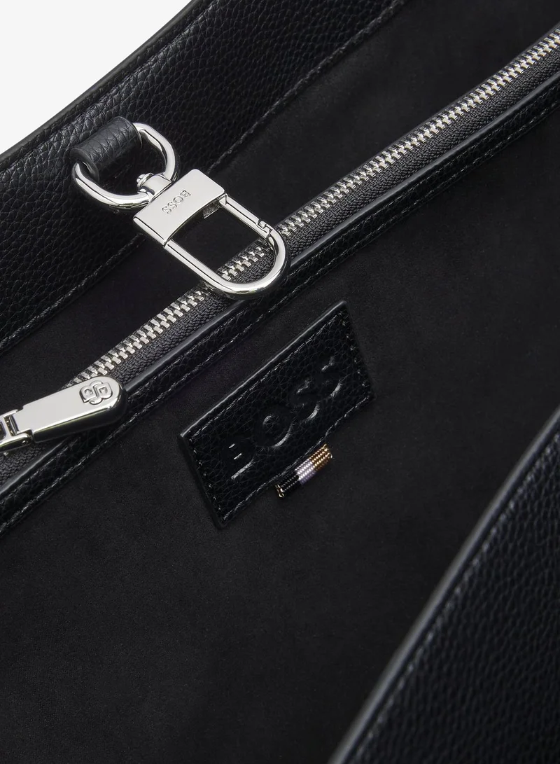 BOSS Tote bag with padded Double B monogram