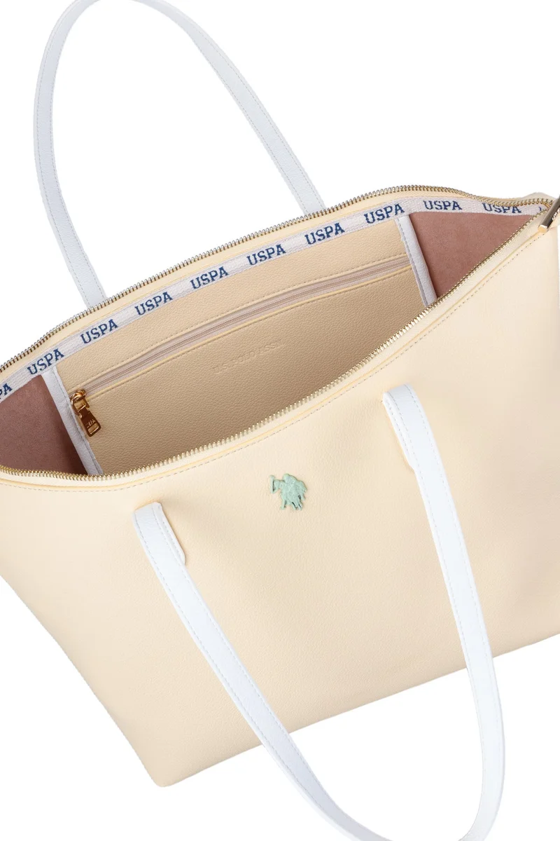 U.S. Polo Assn. YELLOW WHITE U.S. Polo Assn. Women's Shoulder Bag, Ladies Large Capacity Shoulder Bag Handbag Tote Bags Clutch Bag, Women's Leather Hobo Bag, Women's Tote Bag, Women's Shoulder Bag, Women's Hand Bag, Women's Travel Bag, for Office Sling Bag Side Bag and Girls College Students  | Best Price UAE