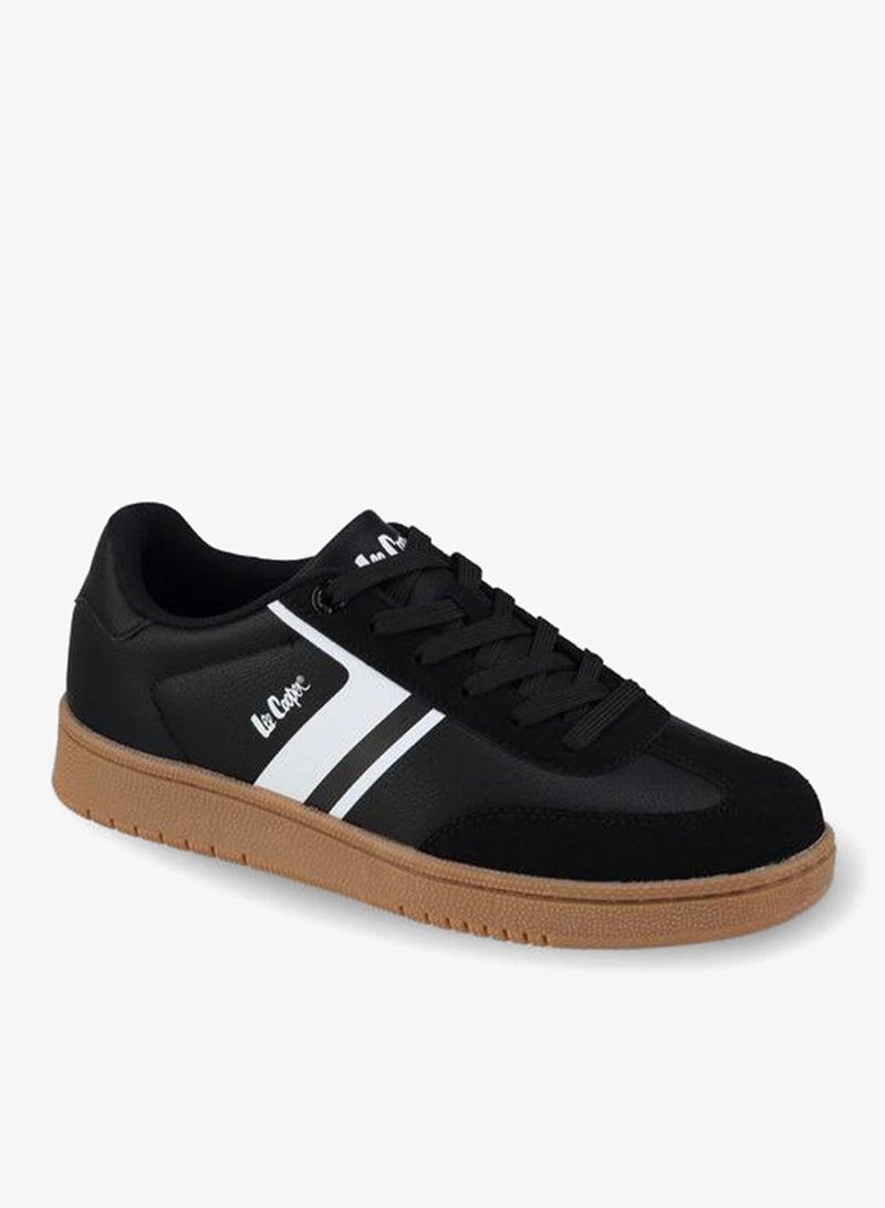 Lee Cooper Striped Lace-Up Ankle School Sneakers - Image 2
