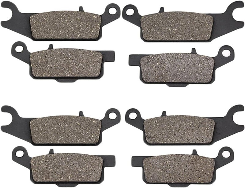 QASULER Motorcycle Brake Pads for YFM550 and YFM700 - Image 1