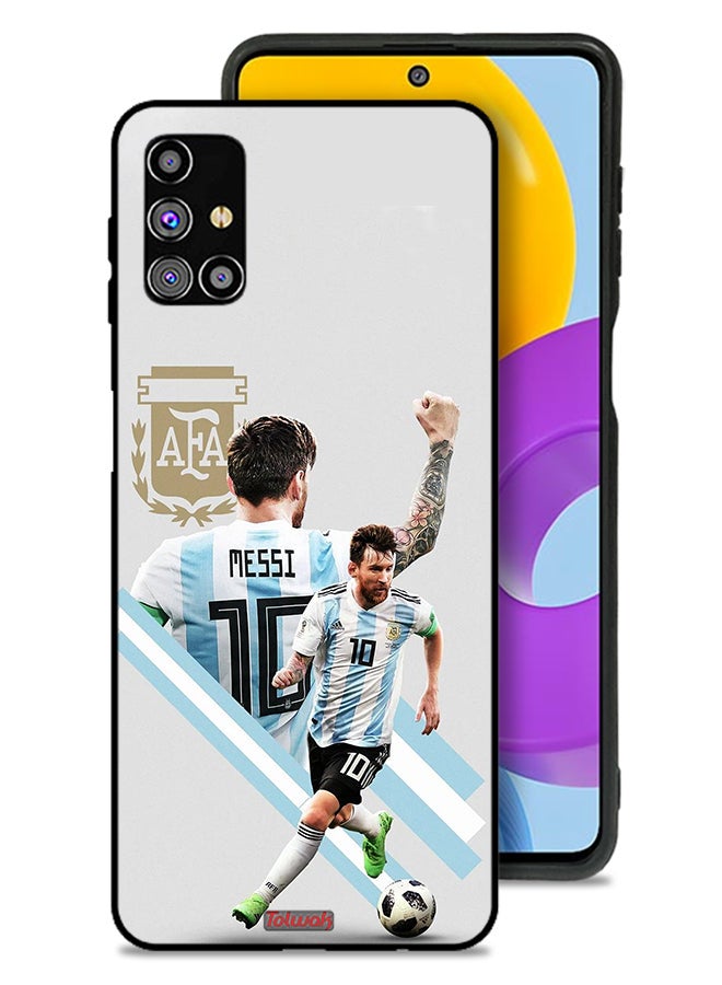 Tolwak Samsung Galaxy M31s Protective Case Cover Leo Messi Art - Image 1