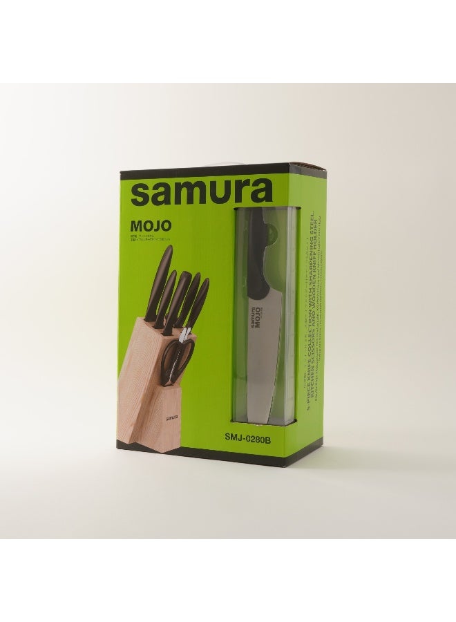 Samura 8Pcs Stainless Steel Mojo Knife Block Set In Black - Image 4