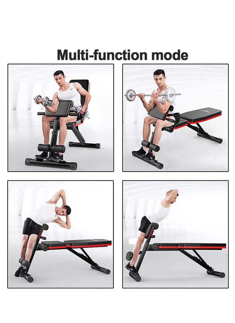 Cool Baby Style - Adjustable Weight Bench For Full Body Workout Multi-Functional Utility Exercise Home Gym 660lbs Capacity - Image 1