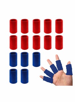 20 PCS Finger Sleeves 20 PCS Finger Sleeves Protectors Sport Finger Sleeves Thumb Brace Support Finger Brace Elastic Thumb Sleeves Compression Aid for Sports Red Blue - pzsku/Z4FF634AD799416A9DCBCZ/45/_/1706788444/59195035-fb60-4ed5-b205-c099ccfbcf7c