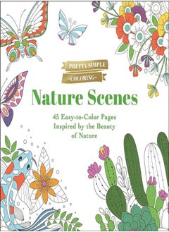 PRETTY SIMPLE COLORING NATURE SCENES 