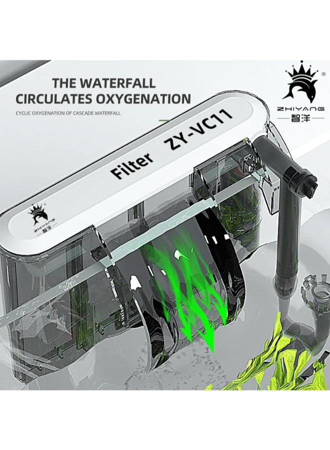 ZHIYANG B&K Aquarium Hang on Waterfall Ultra Quiet Filter  - Image 2