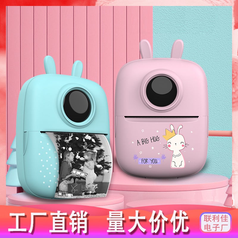 New Mini Small Printer Bluetooth Thermal Wrong Topic Pocket Portable Ink Free Printing Sale - Image 2