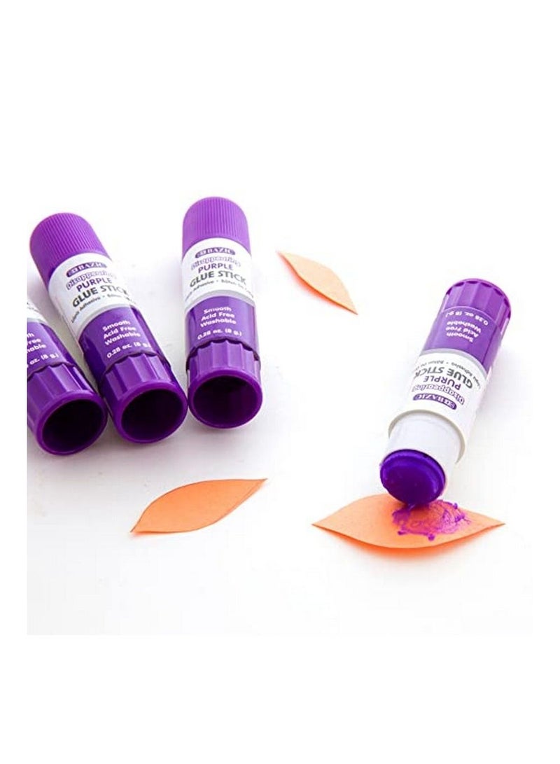 بازيك عصا صمغ أرجوانية تختفي قابلة للغسل 32 جرام - Image 5