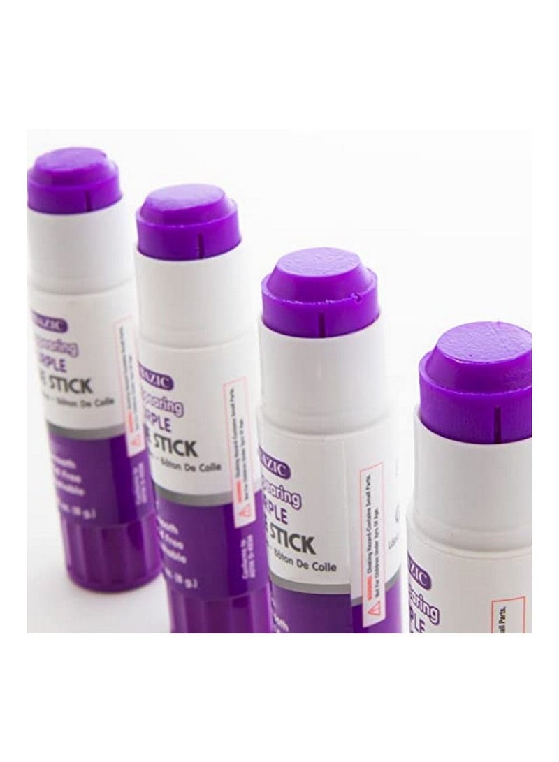 بازيك عصا صمغ أرجوانية تختفي قابلة للغسل 32 جرام - Image 2