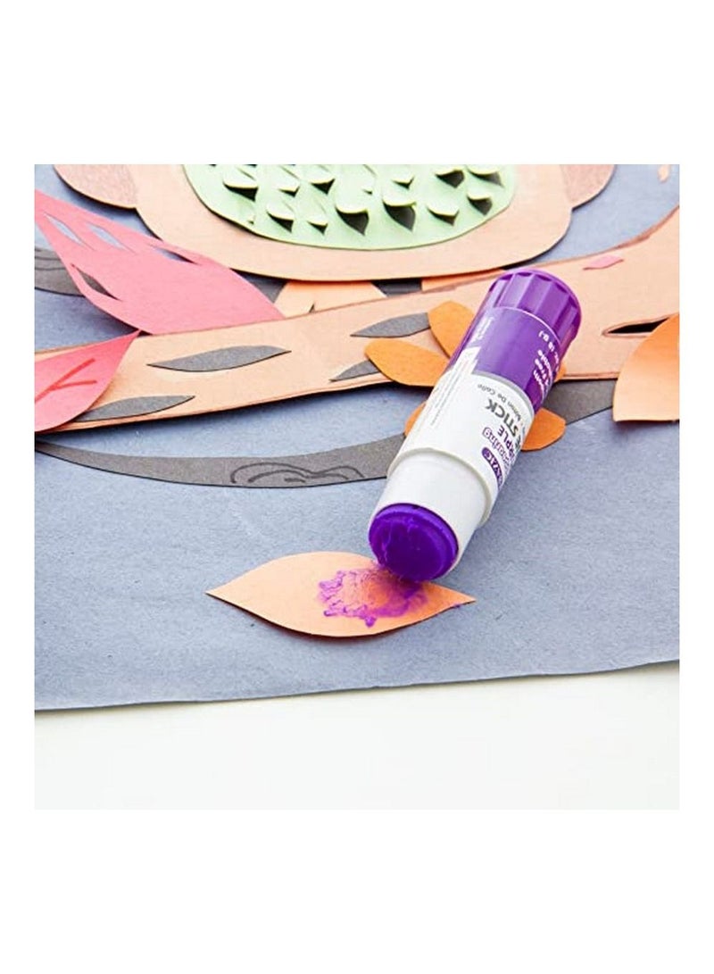 بازيك عصا صمغ أرجوانية تختفي قابلة للغسل 32 جرام - Image 4