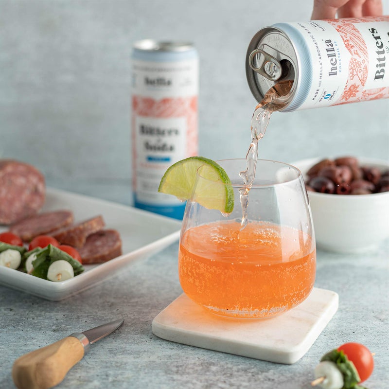 Hella Cocktail Co. Classic Dry Aromatic Bitters & Soda - 12oz Cans (Pack of 4) - Ready to Drink or Use as Cocktail Mixer - Zero Sugar, All Natural Ingredients, Made with Gentian Tincture - Image 5