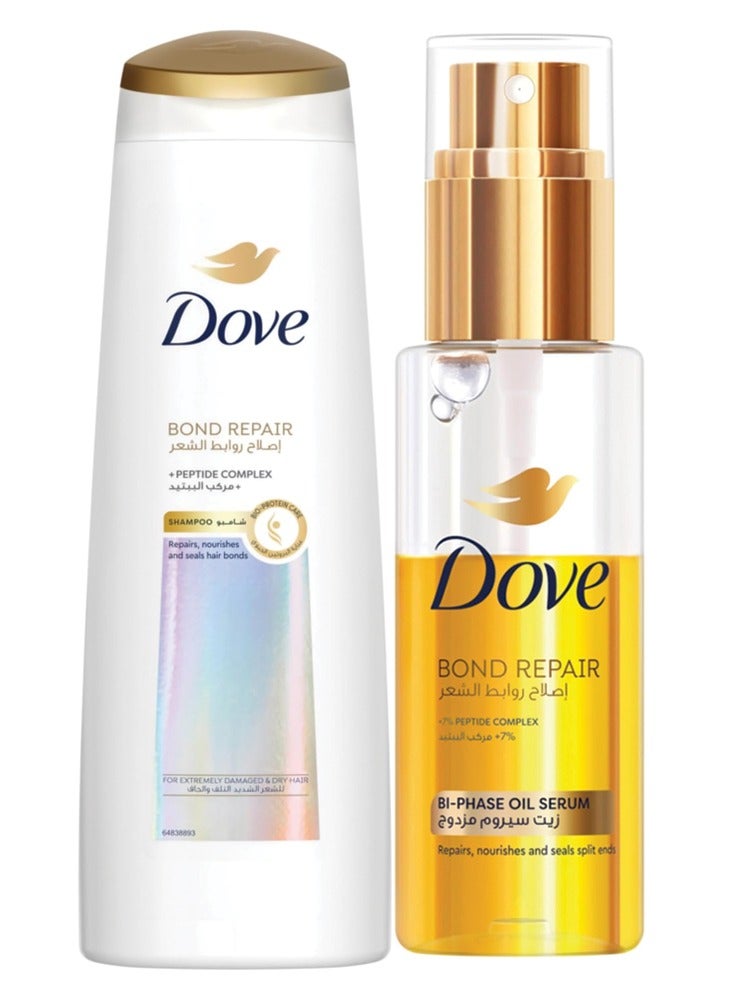 مجموعة اصلاح روابط الشعر مكونه من شابو 350 مل وسيروم 80 مل