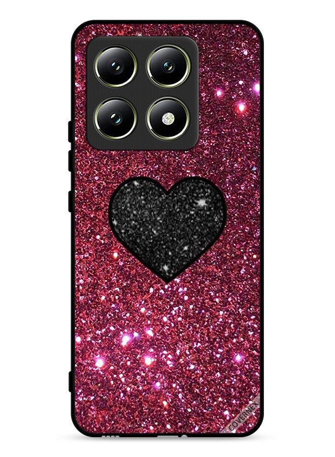 Covernex Xiaomi 14T 5G Protective Case Cover Heart In Glitters - Image 1
