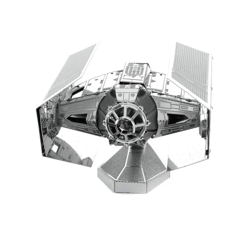 Fascinations Metal Earth Star Wars OT Darth Vaders Tie Fighter 3D Metal Model Kit - Image 4