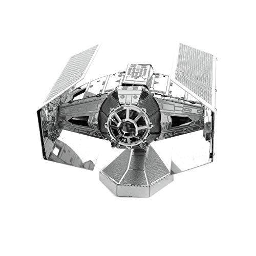 Fascinations Metal Earth Star Wars OT Darth Vaders Tie Fighter 3D Metal Model Kit - Image 1