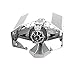 Fascinations Metal Earth Star Wars OT Darth Vaders Tie Fighter 3D Metal Model Kit - Image 2