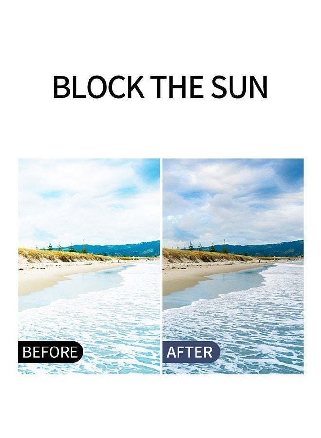 CIKJUK Sunglasses for Men Women Square Classic Sun Glasses Cool Ultra-light Men's Women's Sunglass UV Protection Mens Shades Travel Driving Daily Sun Glas Black - Image 3