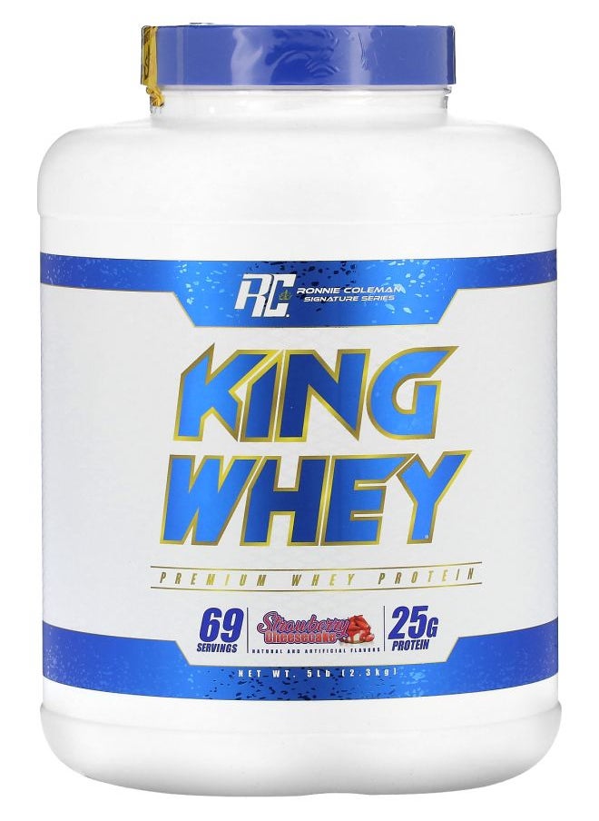 RONNIE COLEMAN Signature Series King Whey Strawberry Cheesecake 5 lb (2.3 kg) 