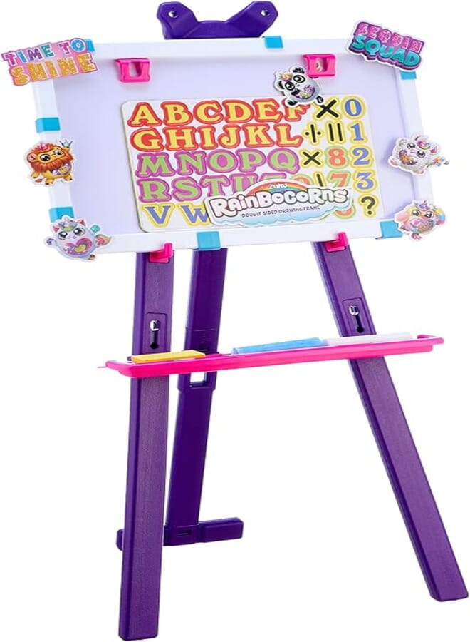 Rainbocorns Double Sided Board Easel For Kids