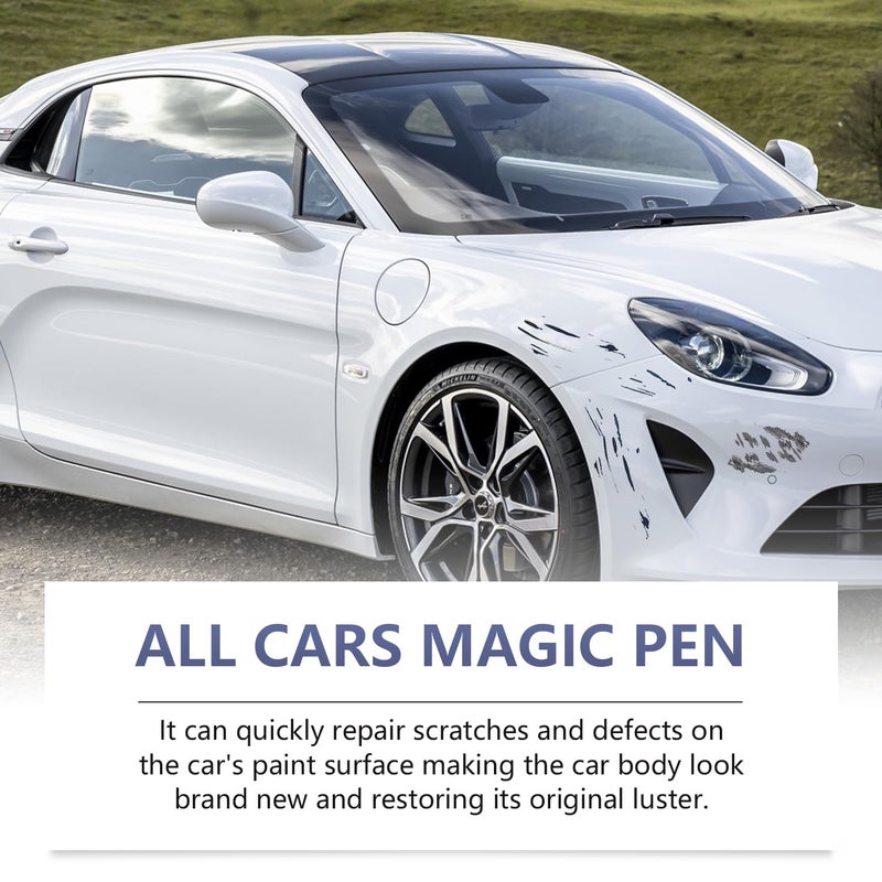Compensai 2Pcs All Cars Magic Pen-All Cars Magic Pen for Car Scratches,Car Scratch Repair Pen Set,Quick Fix for Scratches and Paint Damage,Fits All Car Colors - Image 3