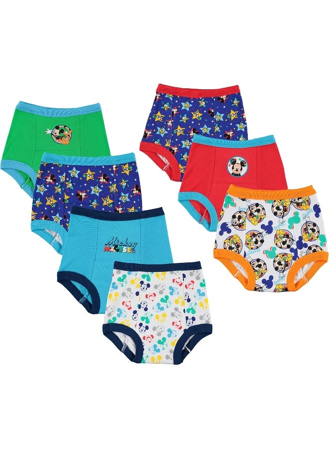 Disney Boy's Mickey Mouse Potty Training Pants Multipack Baby and Toddler Underwear (Pack of 7) - Image 1