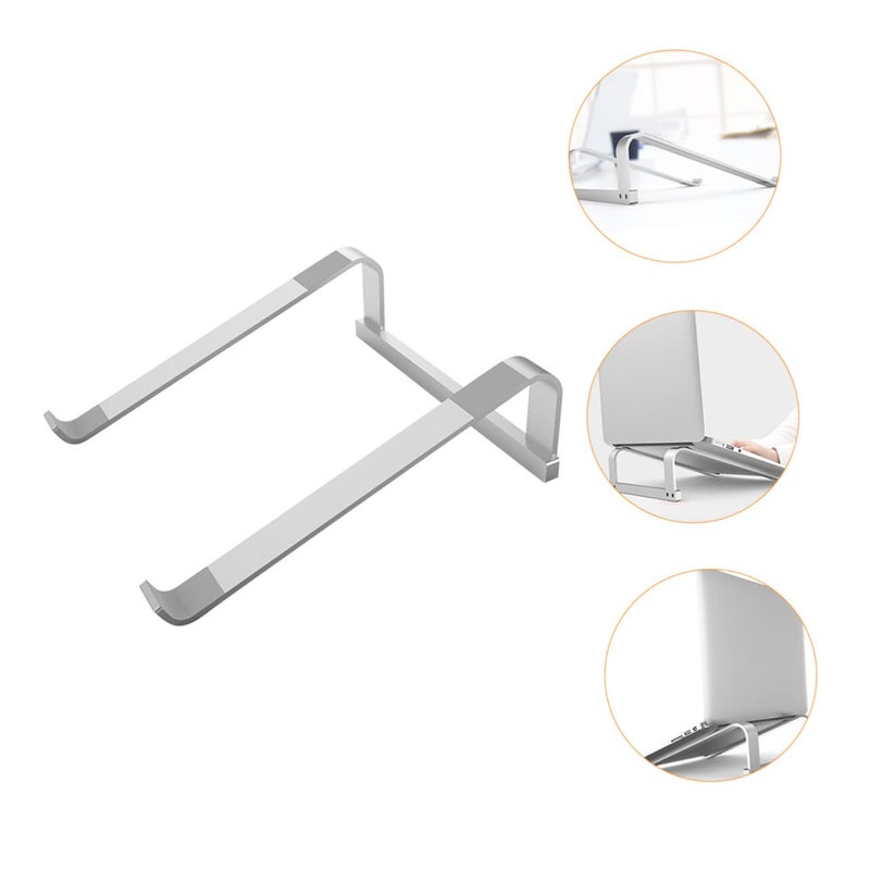 Aluminum Alloy Laptop Stand Portable Elevated Rack with Heat Sink for Desk - Image 4