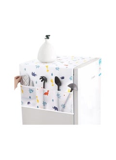 Generic Refrigerator Cover protect from dust and stain free with Side Storage Pockets Many Shapes  - Image 2
