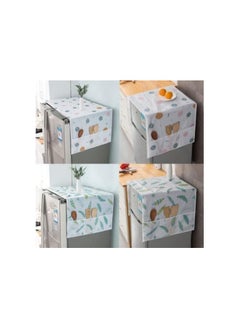 Generic Refrigerator Cover protect from dust and stain free with Side Storage Pockets Many Shapes  - Image 3