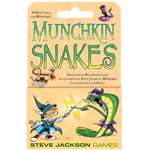 STEVE JACKSON GAMES Munchkin Snakes Card Game MiniExpansion by Steve Jackson Games - Image 1