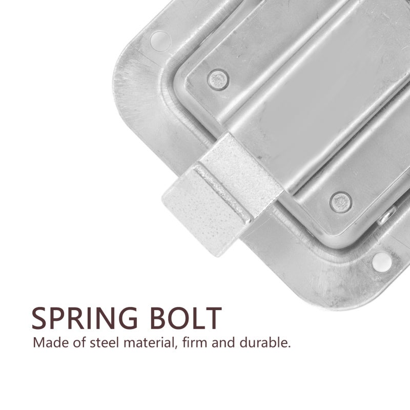 Travel Trailer Lock 304 Stainless Steel Flush Mount Handle - Heavy Duty Weather Resistant RV Door Latch for RV Travel Trailer Toolbox Electric Box Cabinet - Image 5