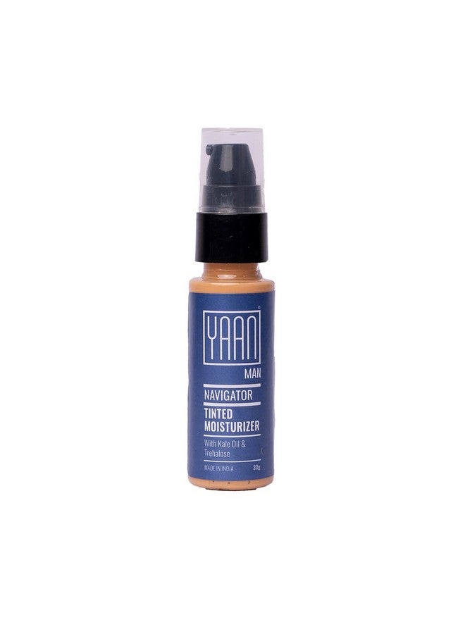 Yaan Man Tinted Moisturizer For Men, 30Gm (Dark) | Bb Cream | Improves Uneven Skin Tone| Hydrating And Light Weight, Non Sticky Makeup | With Kale Oil & Trehalose - Image 1