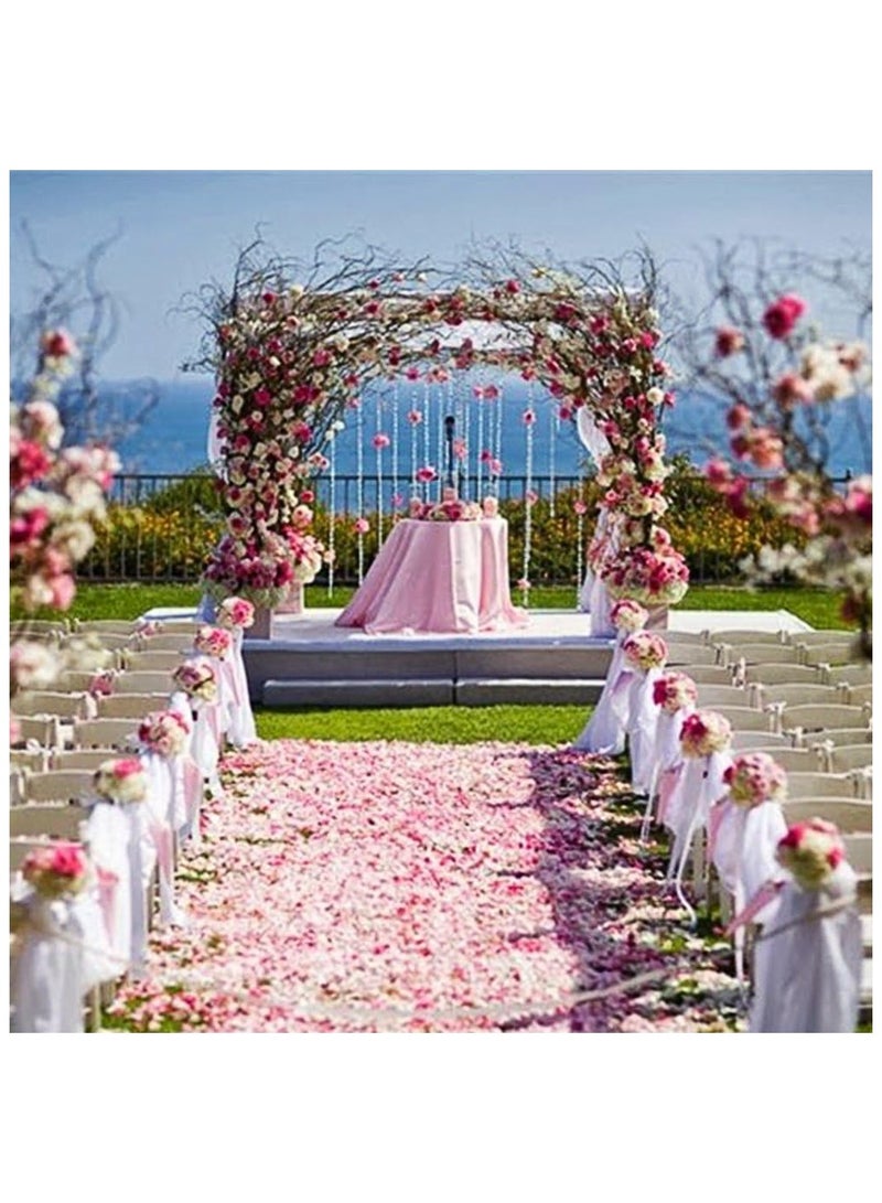 Rayon Rose Petals for Romantic Nights, Weddings, Parties, Anniversary Flower Decorations (Light Blue, 3000 PCS) - Image 4