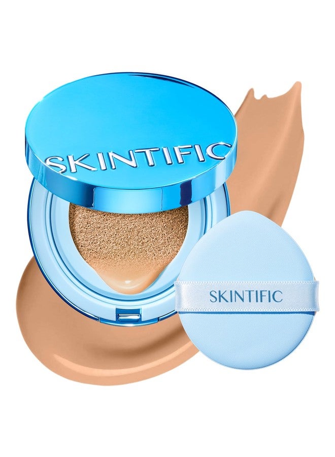 سكينتفيك كريم أساس سكينتيفيك المخملي غير اللامع، لون بيج رقم 04 | تغطية كاملة، تحكم في الزيوت لمدة 12 ساعة، مثالي للبشرة الدهنية والمختلطة، مقاوم للماء، يدوم طويلاً، خفيف الوزن، مرطب، لا يترك أثراً - Image 1