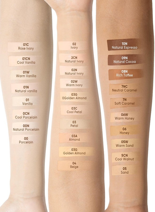 سكينتفيك كريم أساس سكينتيفيك المخملي غير اللامع، لون بيج رقم 04 | تغطية كاملة، تحكم في الزيوت لمدة 12 ساعة، مثالي للبشرة الدهنية والمختلطة، مقاوم للماء، يدوم طويلاً، خفيف الوزن، مرطب، لا يترك أثراً - Image 4