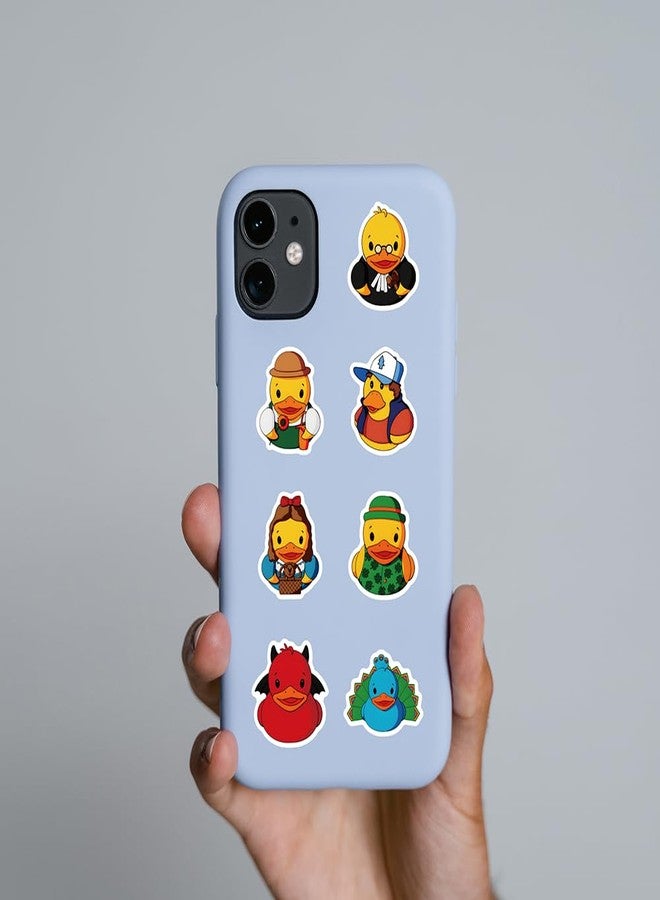 YEESACG 69Pcs Rubber Duck Kawaii Waterproof Stickers Pack | Cute Animals Ducks Unlimited Cartoon Cool Deacls Graffiti Vinyl for Adults Water Bottle Skateboard Luggage Laptop Computer Phone - Image 5