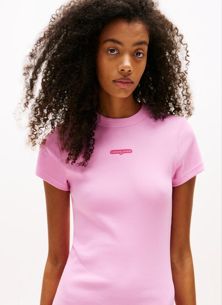 TOMMY JEANS Logo Script Mini T-Shirt Dress - Image 1