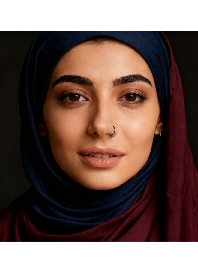 3 قطع 8 مم حلقات أنف صغيرة رفيعة للجنسين ذهبية فضية سوداء مجوهرات ثقب للارتداء اليومي لإطلالات الحفلات والاحتفالات الشاطئية ومغامرات السفر والتصميم غير الرسمي، تناسب غضروف الحاجز الأنفي واللولب والأذن - Image 3