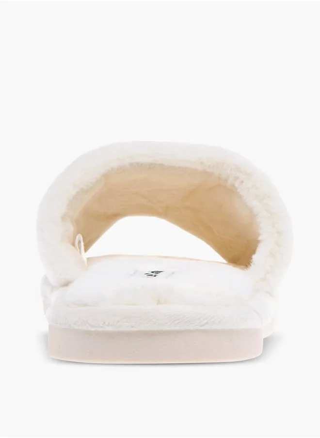 Le Confort Womens Quilted Slip-On Bedroom Slippers