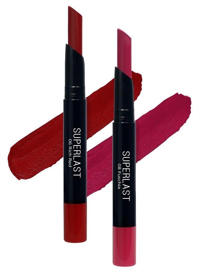 ME-ON Superlast Lipstick (Shade 06,08) Matte Finish - Image 2