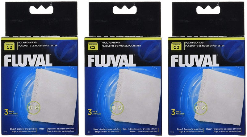 Fluval C2 Poly Foam Pad 3 Pack