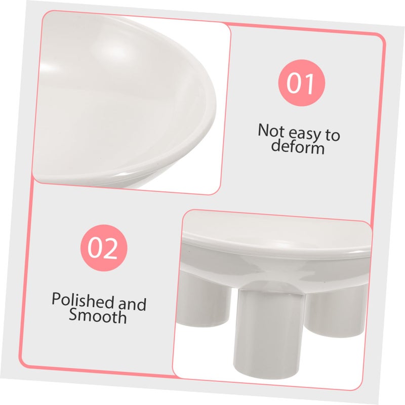 Raised Angled Cat Food and Water Bowl Set Non Slip Compact Feeder - Image 5