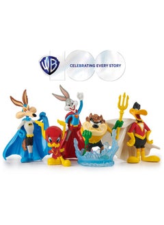 DC Comics Looney Tunes Mashup Pack Limited Edition Wb 100 Yrs Anniversary 5 Looney Tunes X Dc Figures 4Inch Superhero Kids Toys For Boys & Girls  - Image 4