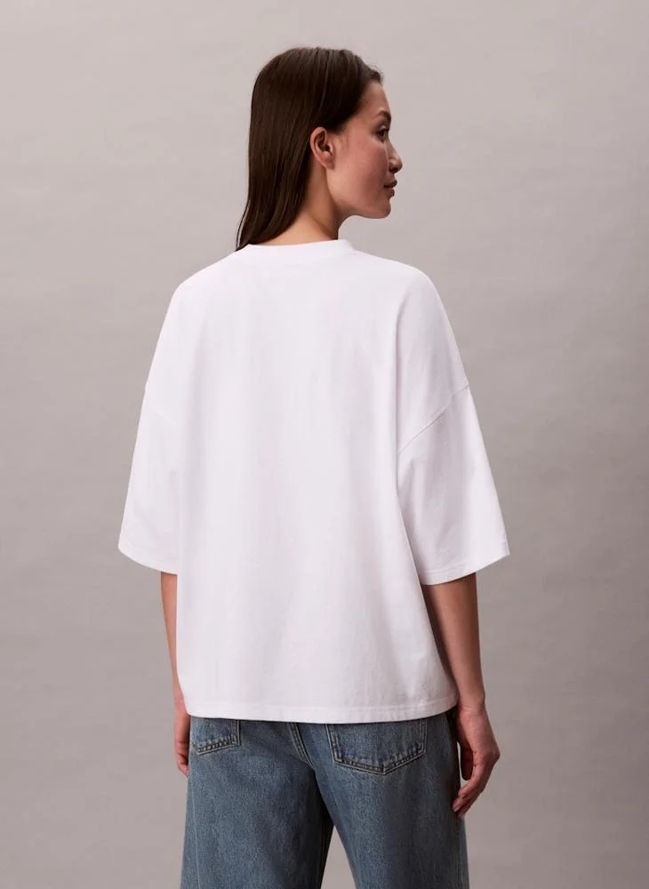 Calvin Klein Jeans Logo Crew Neck Oversize T-Shirt