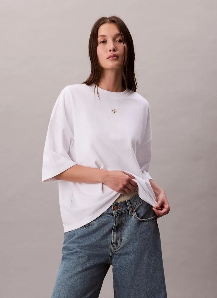 Logo Crew Neck Oversize T-Shirt